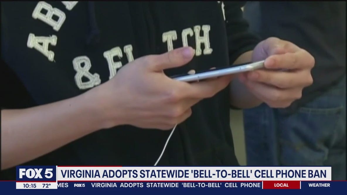 Virginia adopts statewide 'bell-to-bell' cell phone ban
